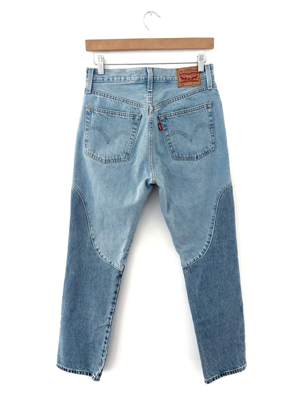 Levi’s | 501 Original Chaps Straight Leg Jeans Size 27 Medium Indigo Wash - Picture 8 of 14